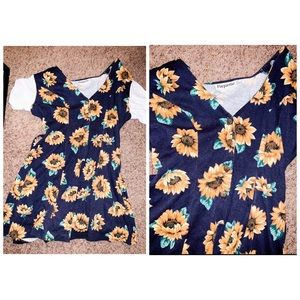 Sunflower romper size medium